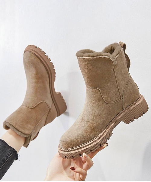 Dewlily ブーツ ボアショートブーツ レディース : ZOZOTOWN Yahoo!店