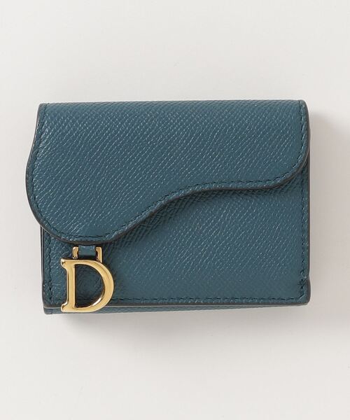 即発送♪【DIOR】サドルコンパクトウォレット Christian Dior 「Christian Dior」 サドル コンパクト