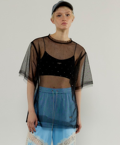 ♡MAISON SPECIAL♡Layered Tulle T-shirt♡ MAISON SPECIAL（メゾンスペシャル） tシャツ レディース : ZOZOTOWN