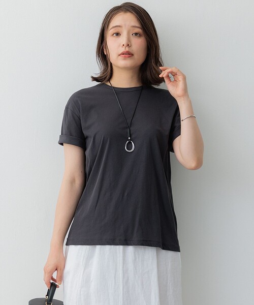tシャツ 「SLOW/WEB限定」シアーツイストシングルジャージー Tシャツ レディース