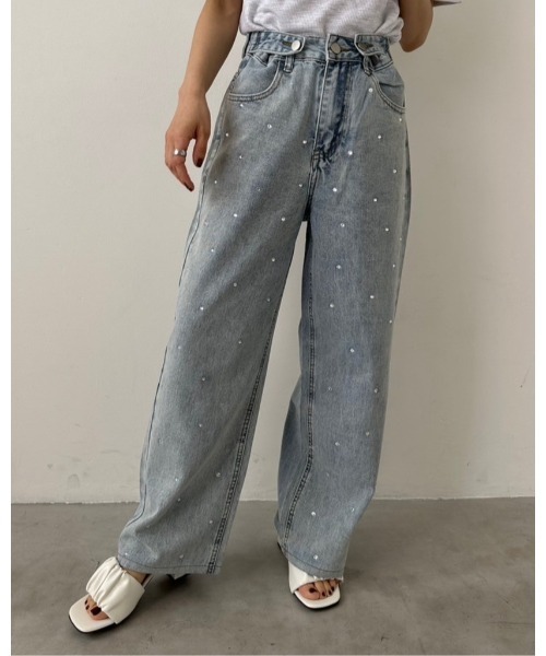セオリーリュクス　大きいサイズ　ワイドパンツ　2023年　デニム　ジーンズ New Denim | WOMEN（レディース）｜Theory 公式通販サイト