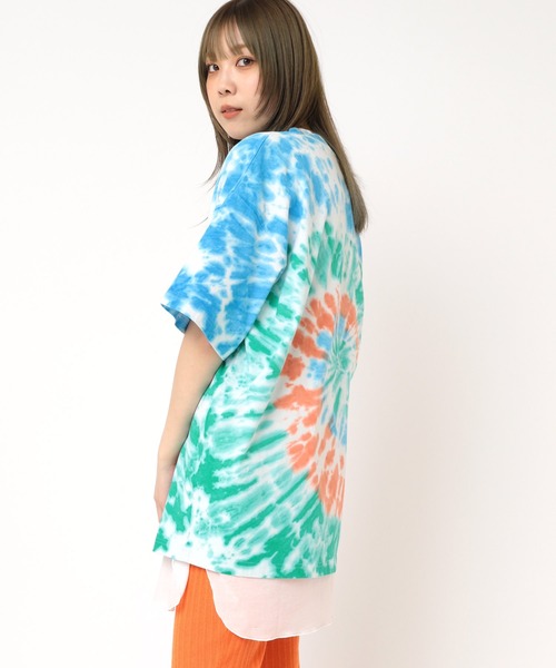 RNA tシャツ M2255 モジャモジャバンドタイダイBIG T