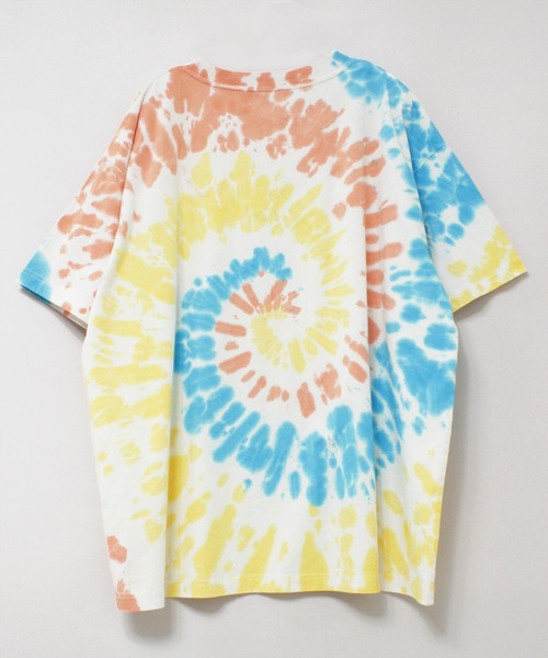 tシャツ M2255 モジャモジャバンドタイダイBIG Ｔ レディース RNA tシャツ M2255 モジャモジャバンドタイダイBIG T