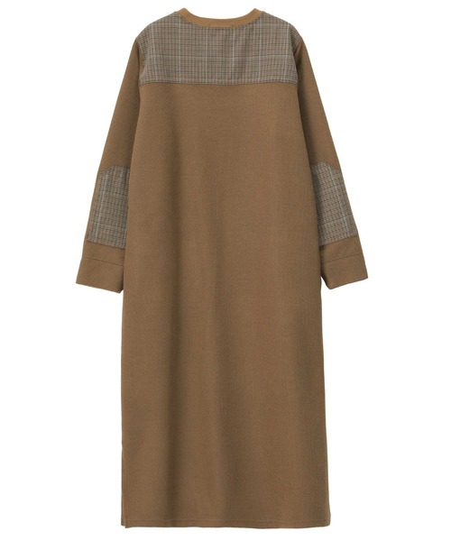 ZUCCa」 長袖ワンピース M size ベージュ レディース レディース 