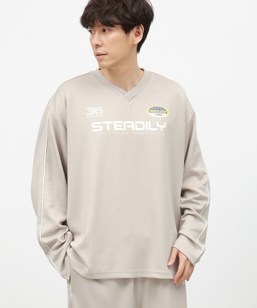 LAKOLE（ラコレ） tシャツ ゲームプリントTシャツ長袖 / 140874 メンズ