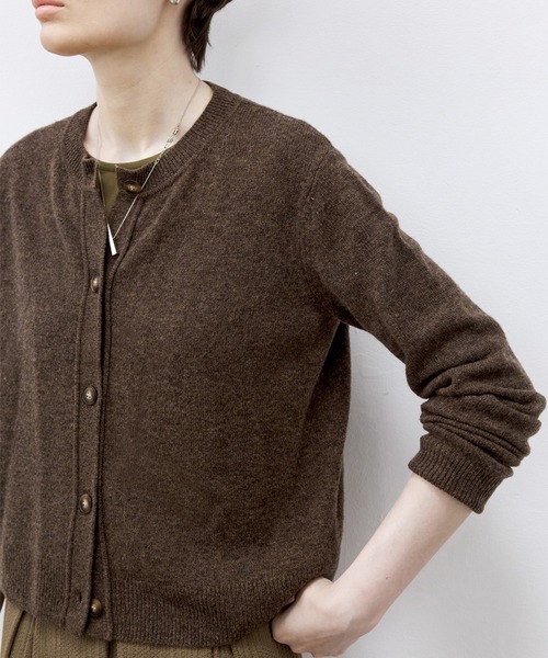 カーディガン 「tageechita」ソフトウールベーシックカーディガン レディース メンズ BASIC SOFT WOOL CARDIGAN / ベーシックソフトウールカーディガン