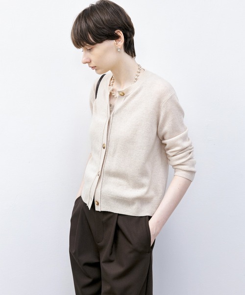 カーディガン 「tageechita」ソフトウールベーシックカーディガン レディース メンズ BASIC SOFT WOOL CARDIGAN / ベーシックソフトウールカーディガン