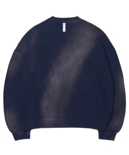 [NOMANUAL] SPRAY DYEING KNIT ★大人気★ NOMANUAL セーター ニット 「NOMANUAL」SPRAY DYEING KNIT