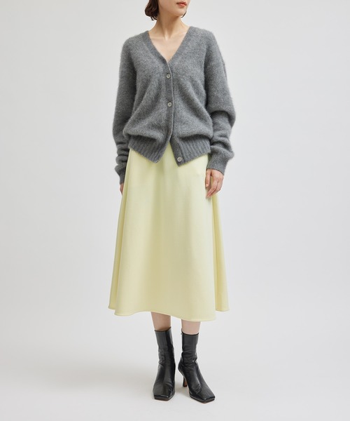 ROPE'（ロペ） スカート 梨地フレアスカート/セットアップ対応「S