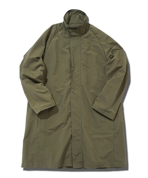 vin クリスピースタンドコート　ナイロン スプリングコート SPRING STAND COLLAR TRENCH CT/スプリングスタンドカラー