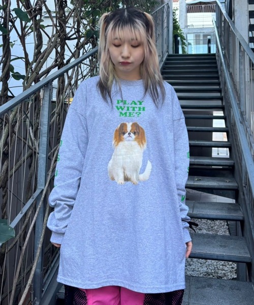 Candy Stripper（キャンディーストリッパー） tシャツ OSUWARI L/S T