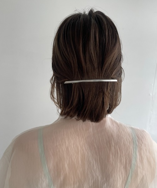 ジェモロジー　ロングバレッタ　ヘアアクセサリー セール】 ジュシニュアンスロングバレッタ （カチューシャ