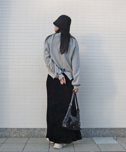 Reurie' スカート 「ZOZO限定」ベロアリンクルナロースカート
