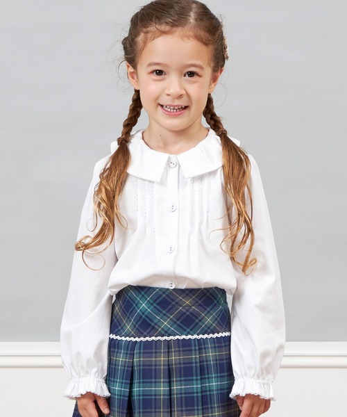 KP 90 女の子　セット売り　新品 KP ブラウス シャツ タック襟ブラウス(90〜130) キッズ 子供服 女の子