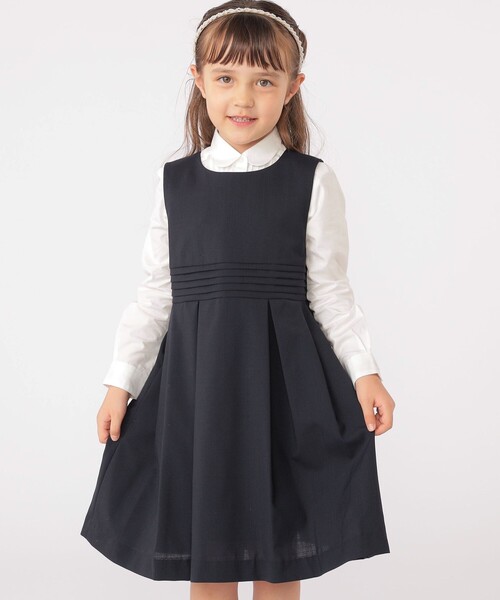 SHIPS 入学式　卒園式　130 女の子　ワンピース　ジャケット　セット SHIPS（シップス） ジャンパースカート 入学式 卒業式 SHIPS KIDS:110