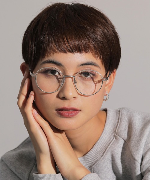 伊達メガネ メガネ 眼鏡 クリアレンズ ユニセックス オーバル メンズ