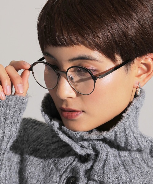 伊達メガネ 伊達メガネ メガネ 眼鏡 クリアレンズ ユニセックス オーバル メンズ
