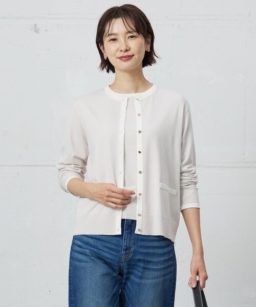 アンサンブル 「洗える・ニットセット」TRIM TWIN ニット