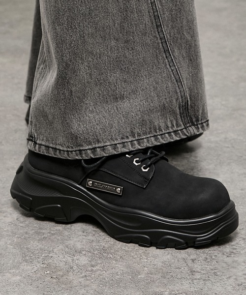 スニーカー 「Alfred Alex」Chunky Metal Plate Shoes/ハイソール