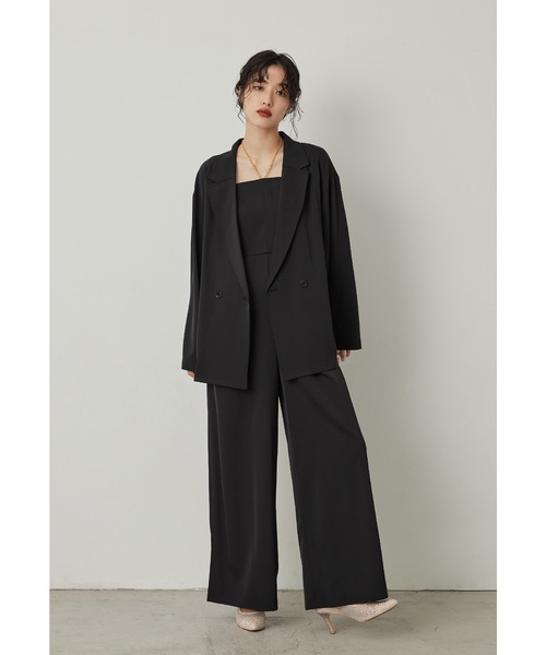 niana プラクティカルセットアップ niana パンツドレス プラクティカルセットアップ 2点セット