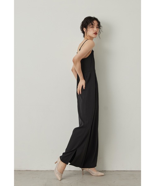 ◎niana セットアップ パンツドレス クーポン】ニアナ niana レーストップスワイドパンツ