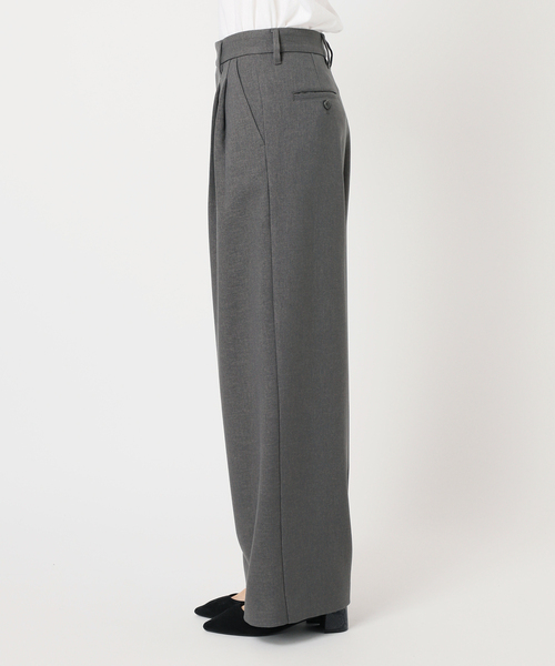 未使用JOURNAL STANDARD relume ワイドパンツ 38 JOURNAL STANDARD relume スラックス パンツ LANATECワイド