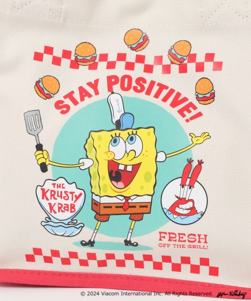 BAYFLOW トートバッグ 「SpongeBob(スポンジ・ボブ)×BAYFLOW