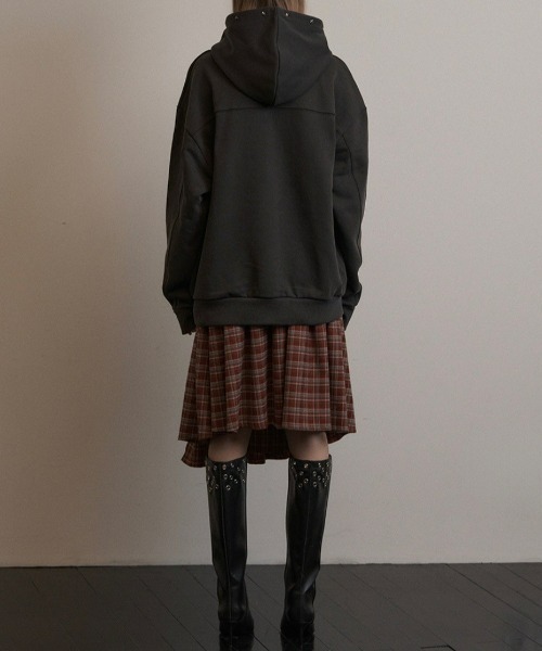 パーカー 「SETUP‐EXE」WHO'S STAR HOODIE レディース メンズ X-girl エックスガール FACE AND STARS SWEAT HOODIE パーカー