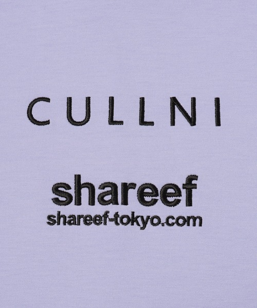 CULLNI SHAREEFブラック フーディ CULLNI パーカー × SHAREEF ＆ shareef Logo Embroidery Hoodie