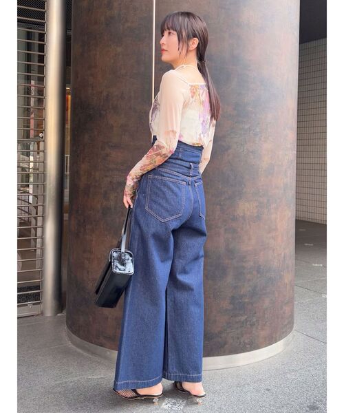 LAGUNAMOON ジーンズ デニム デニムパンツ ハイウエストデニム