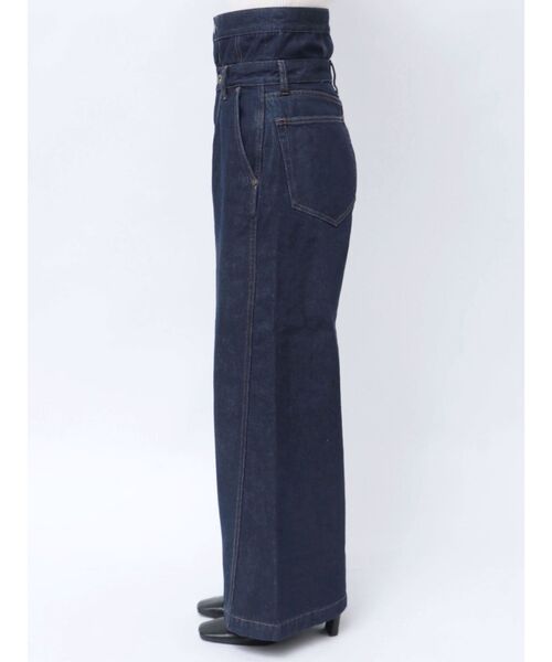 ラグナムーン ハイウエストデニムパンツ レディース S 綿100％　【タグ付き】 ラグナムーン ハイウエストデニムパンツ レディース S 綿100