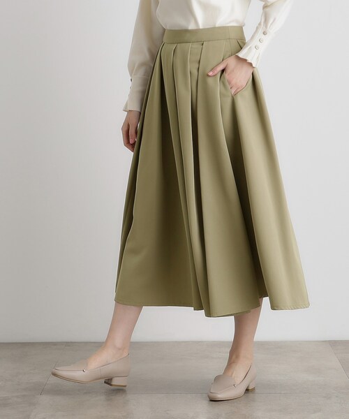 Sheglit イレギュラータックスカート ライトグレー Sheglit イ