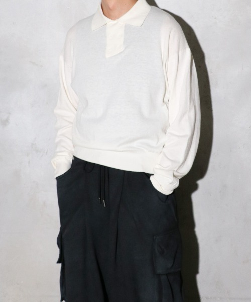 PHINGERIN カシミア　ニットポロ PHINGERIN カシミア ニットポロ
