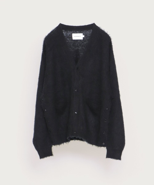 「AIMNAIM」 ニットカーディガン MEDIUM グリーン系その他3 メンズ_画像8