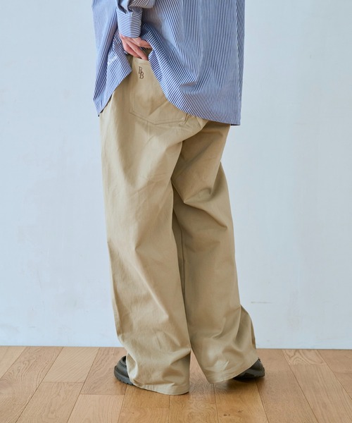 O- チノパン CANAL JEAN マルチサイズ チノパン ツータックワイドチノ
