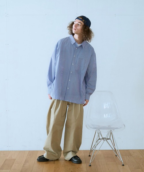 チノパンツ BROKEN BASE チノパン バルーンチノパンツ メンズ レディース
