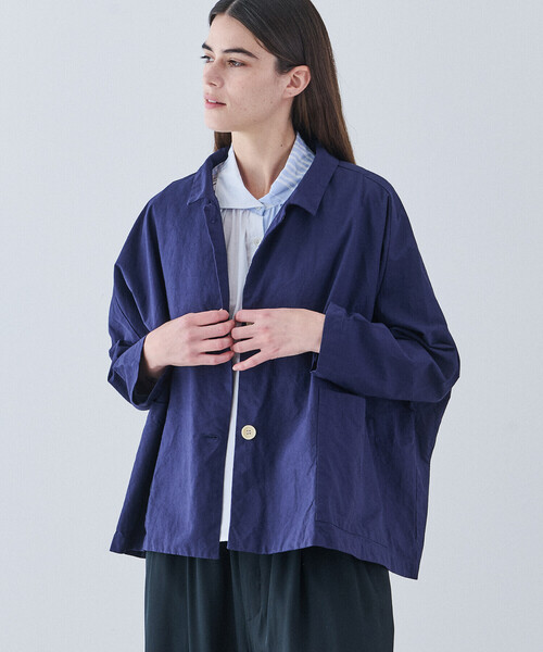 ジャケット テーラードジャケット GALLEGO DESPORTES | コットン ショートジャケット WOMEN レディース