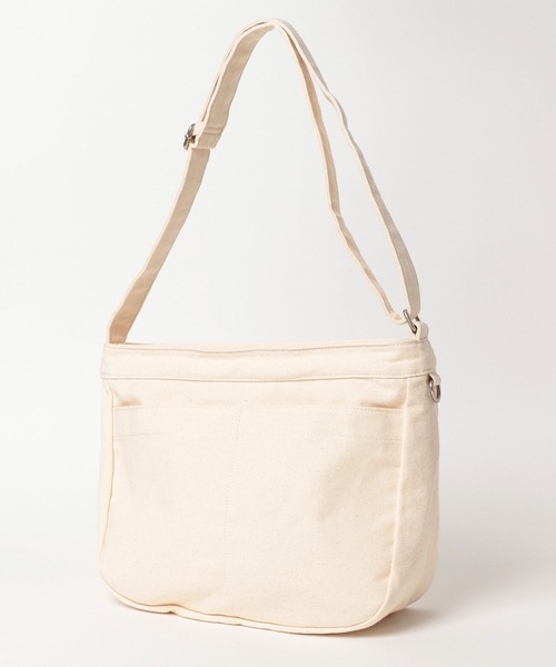 GLOBAL WORK ショルダーバッグ 2WAYキャンバスZIPショルダーM