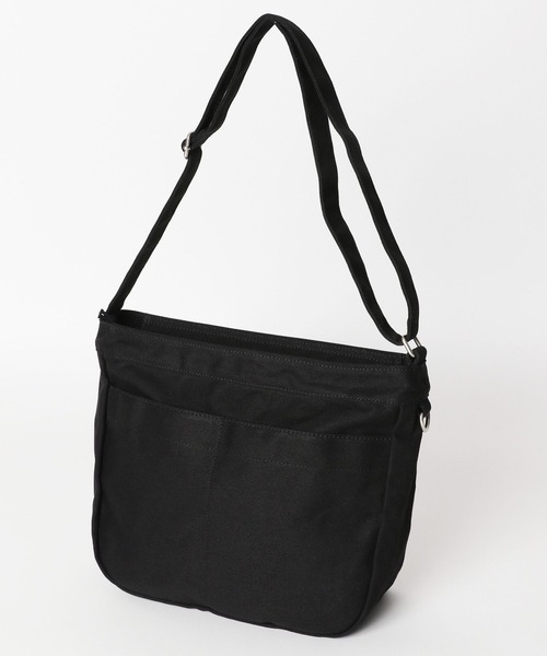 GLOBAL WORK ショルダーバッグ 2WAYキャンバスZIPショルダーM