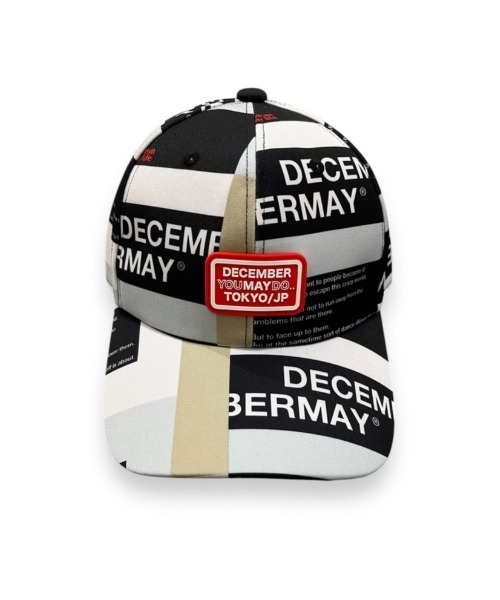 DECEMBERMAY（ディセンバーメイ） キャップ 帽子 Tricolor print cap