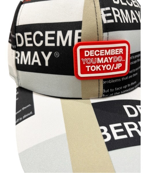 DECEMBERMAY（ディセンバーメイ） キャップ 帽子 Tricolor print cap