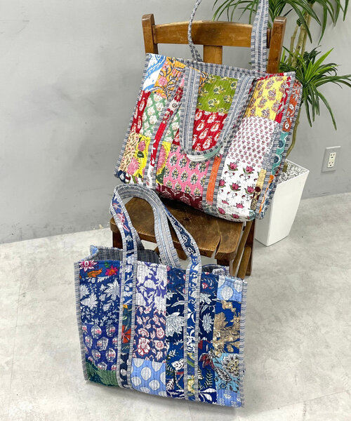 ポルトガルParfois★トート お洒落を極めるパッチワーク柄 2WAY Remind me and forever ショルダーバッグ バッグ 「India series