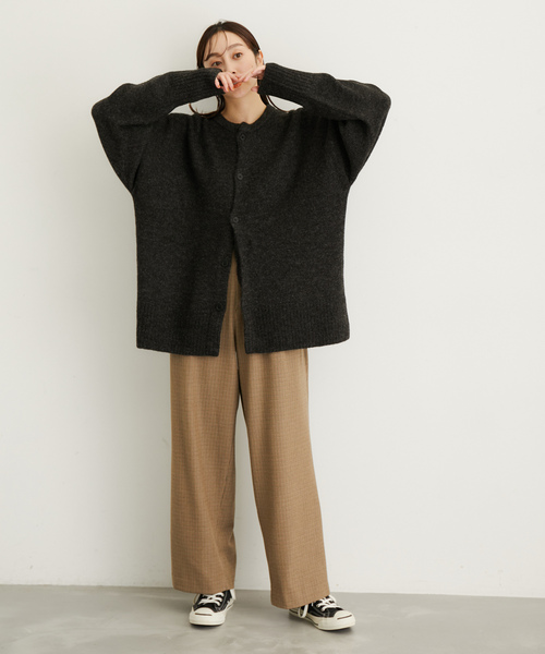 「LE CERCLE par rope'」 ニットカーディガン M ベージュ系その他2 レディース_画像5