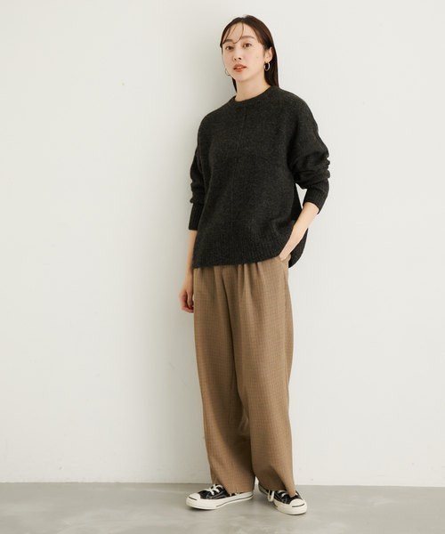 「LE CERCLE par rope'」 ニットカーディガン M ベージュ系その他2 レディース_画像6