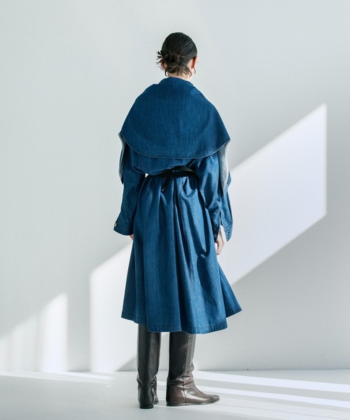 ドレスレイブ/STUMBLY/Denim MA-1 Combi ジレ/ポンチョ DRESSLAVE（ドレスレイブ） ワンピース chameleon denim dress
