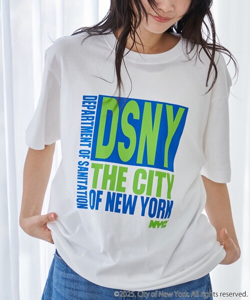 20-60代からのファッション通販  coen tシャツ ROCK STANLEY（ロックスタンレー）別注 NYC ハーフ 半袖Tシャツ