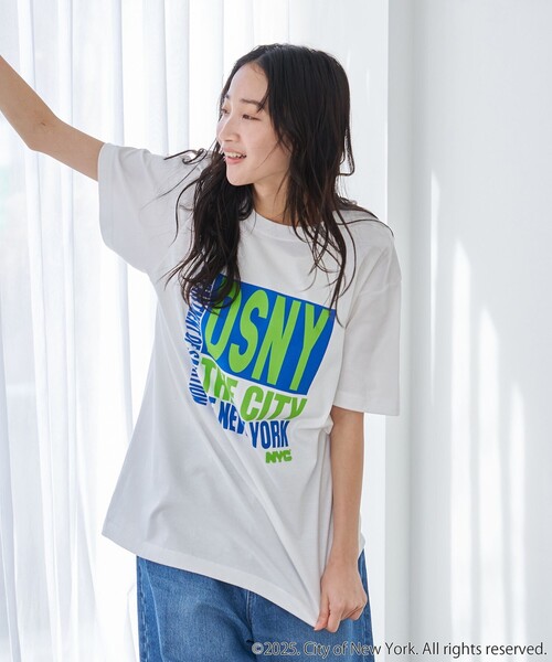 tシャツ ＮＹＣ　Ｔｓｈｉｒｔ レディース coen tシャツ ROCK STANLEY（ロックスタンレー）別注 NYC ハーフ