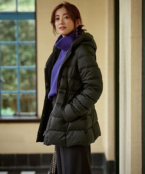 「23区」 タートルネックニット 38 ベージュ レディース_画像9