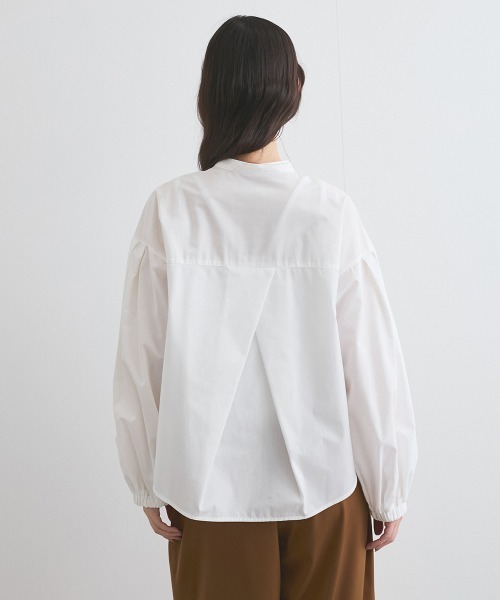 ketty ブラウス シャツ バンドカラーシャツ「洗濯機で洗える