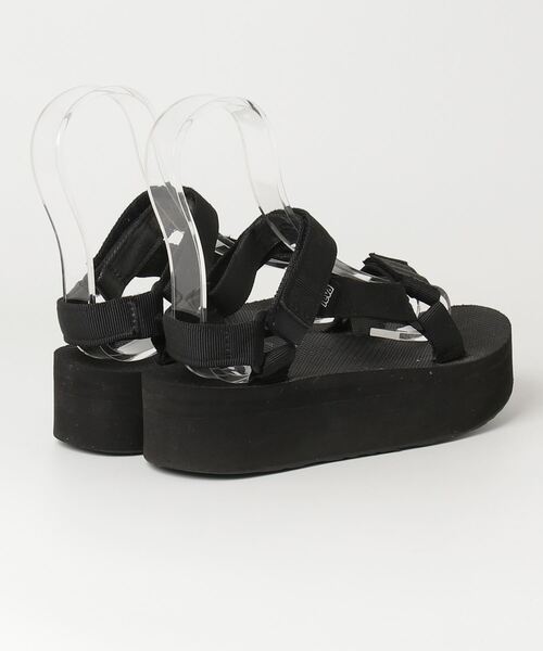 Teva 「Teva」 ヒールサンダル 22 ブラック レディース